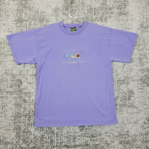 Vintage Hamilton Island Shirt Adult Medium Purple Australia Ocean Nature 90s Fun - Picture 1 of 10